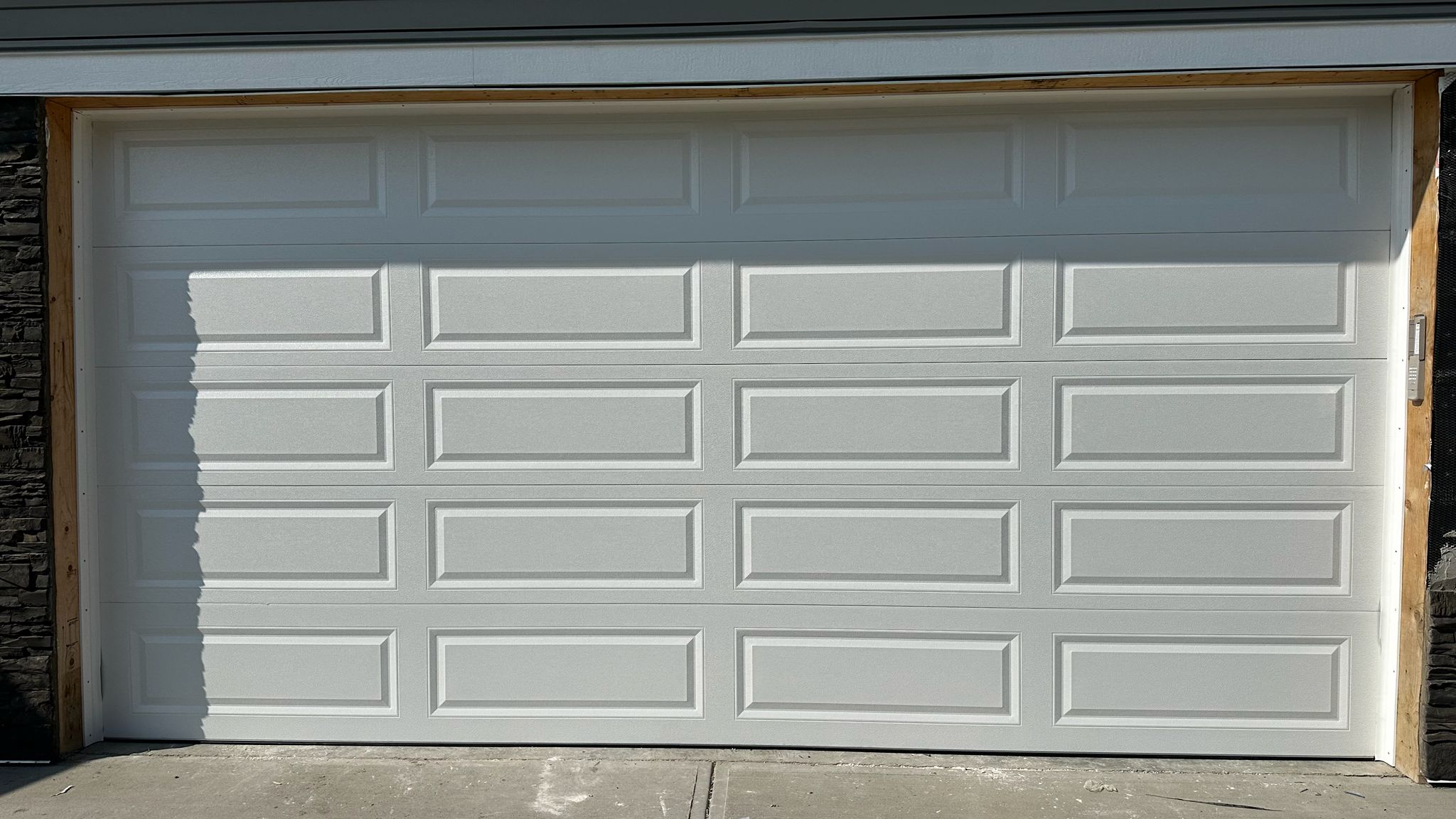 Garage door installation