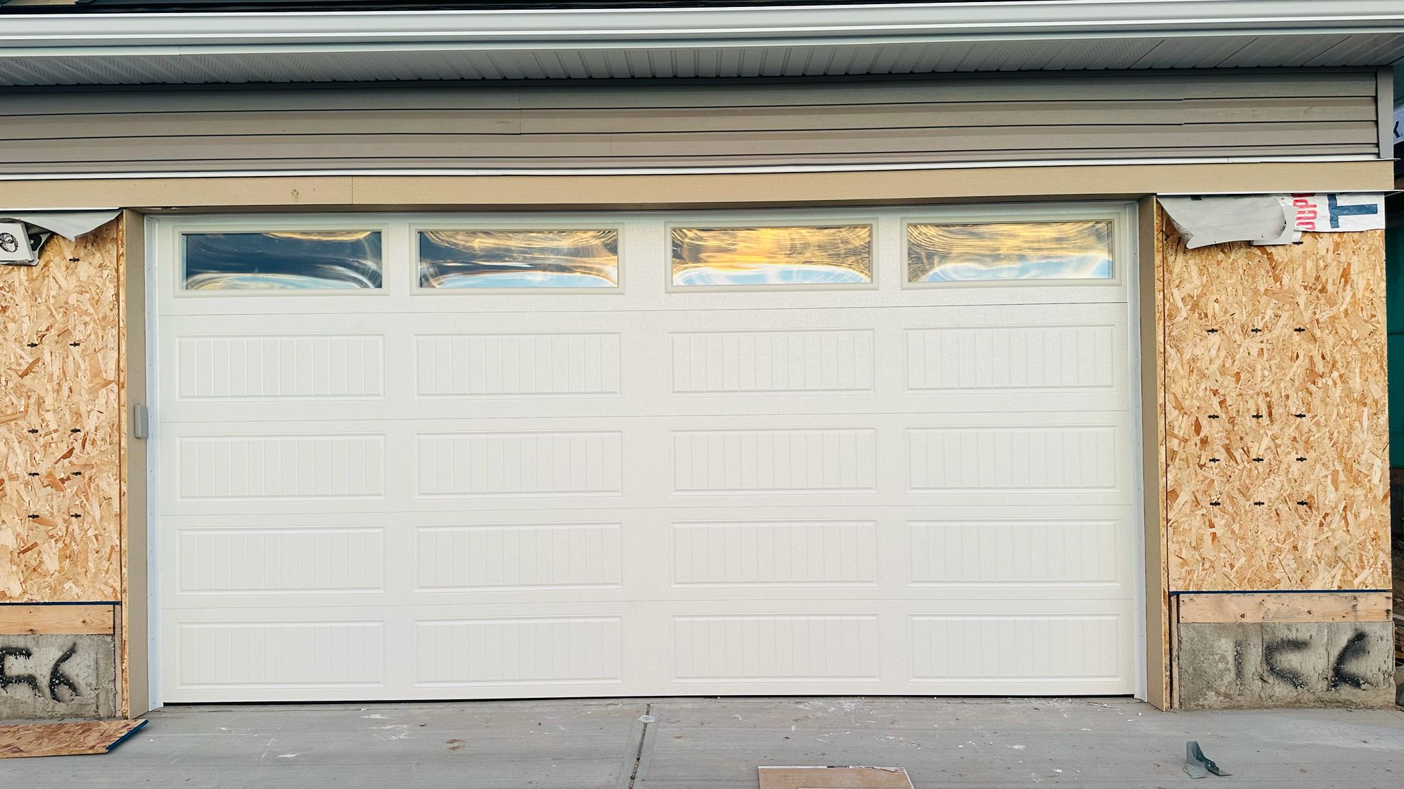 Garage door installation
