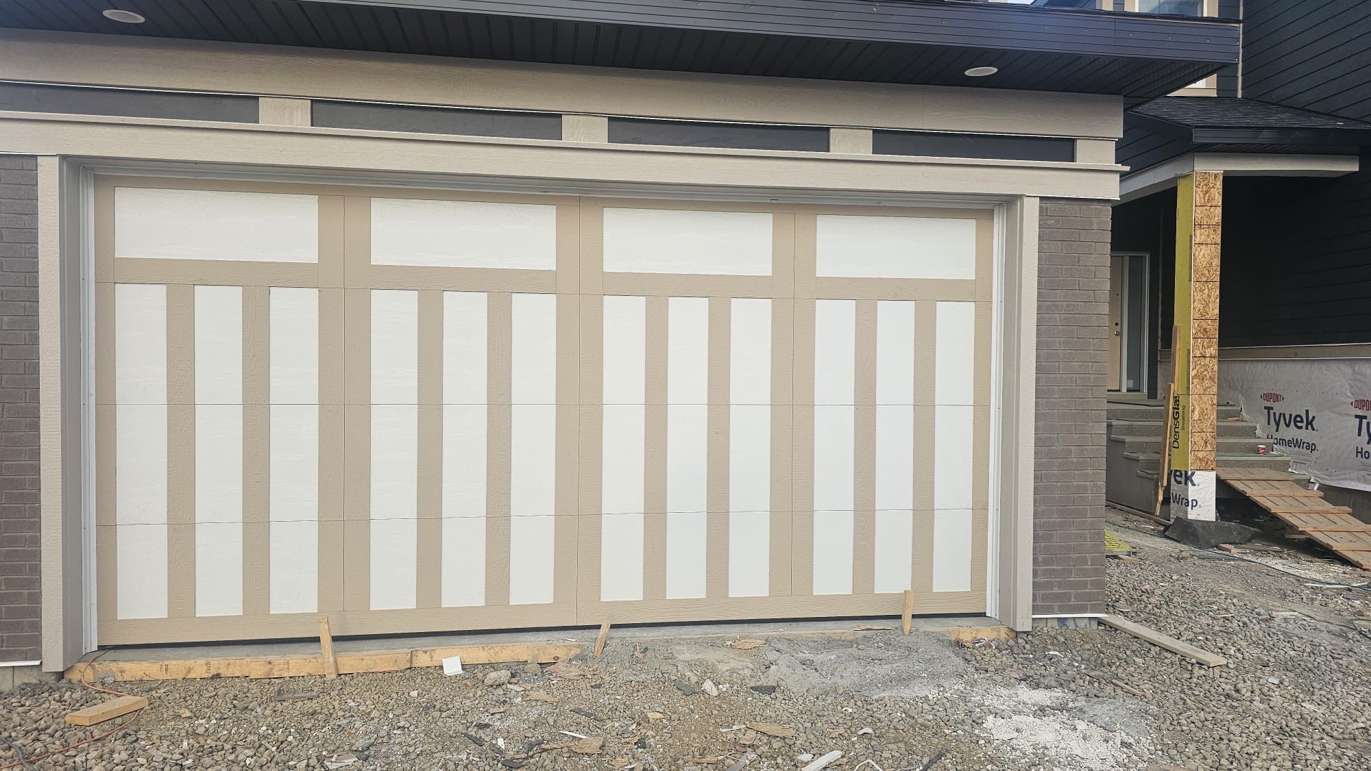 Garage door installation