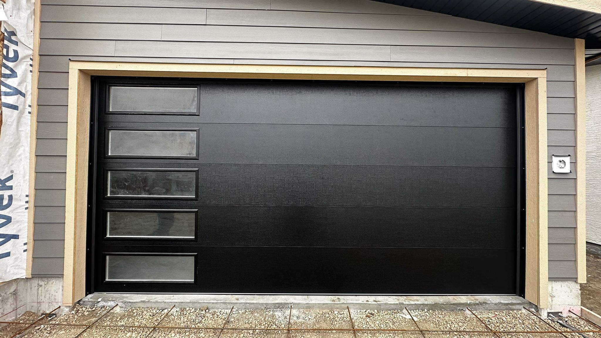 Garage door installation