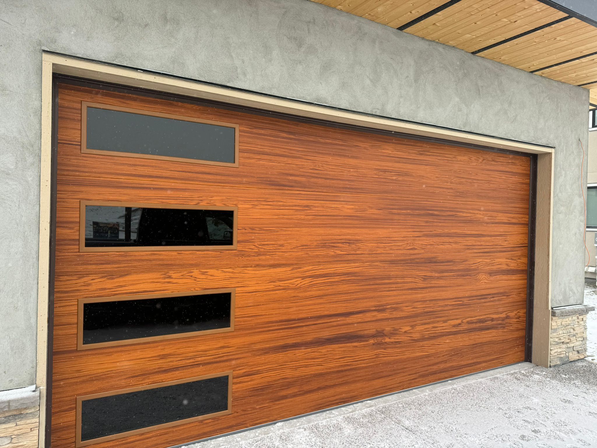 Garage door installation