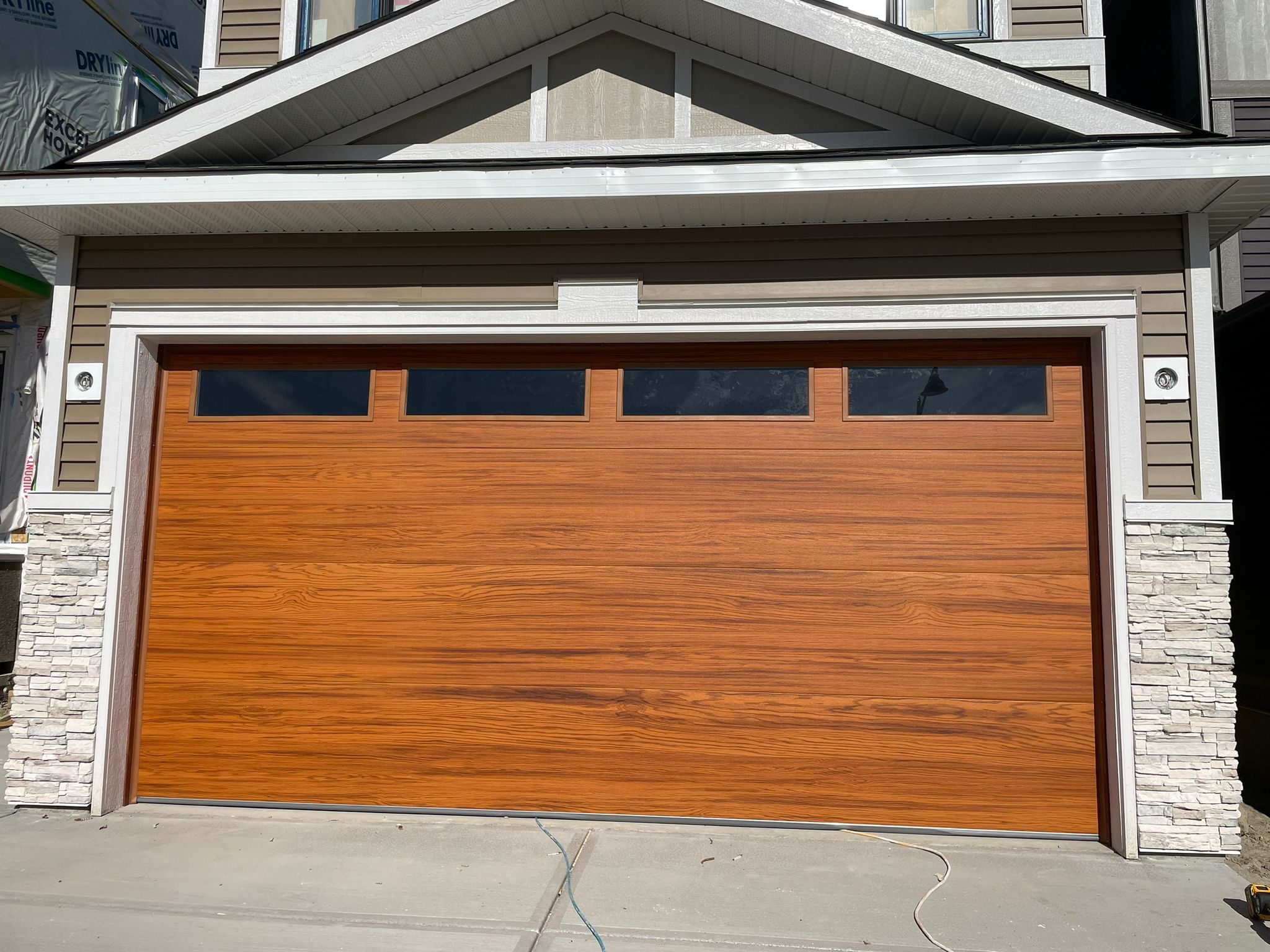 Garage door installation