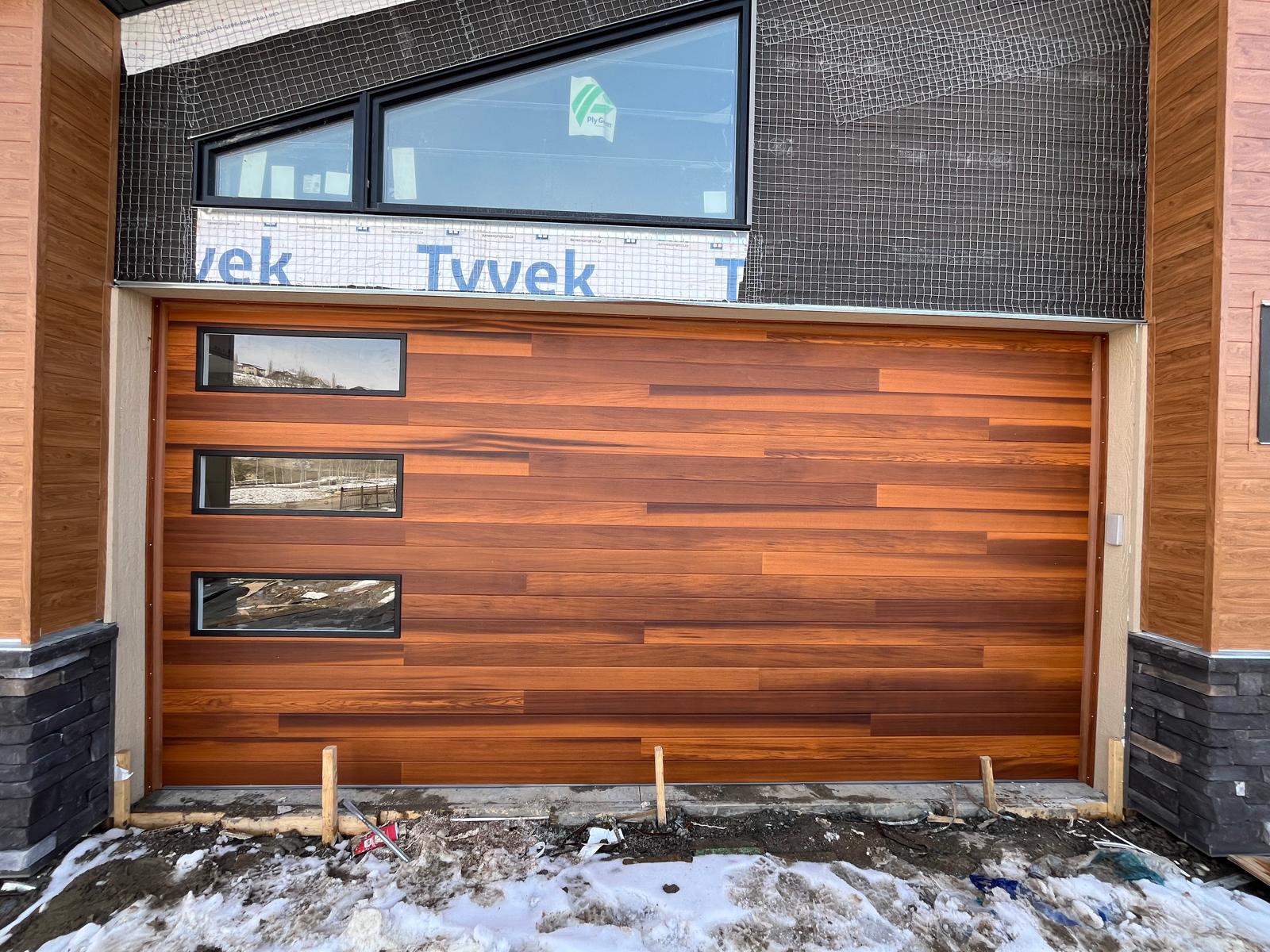 Garage door installation