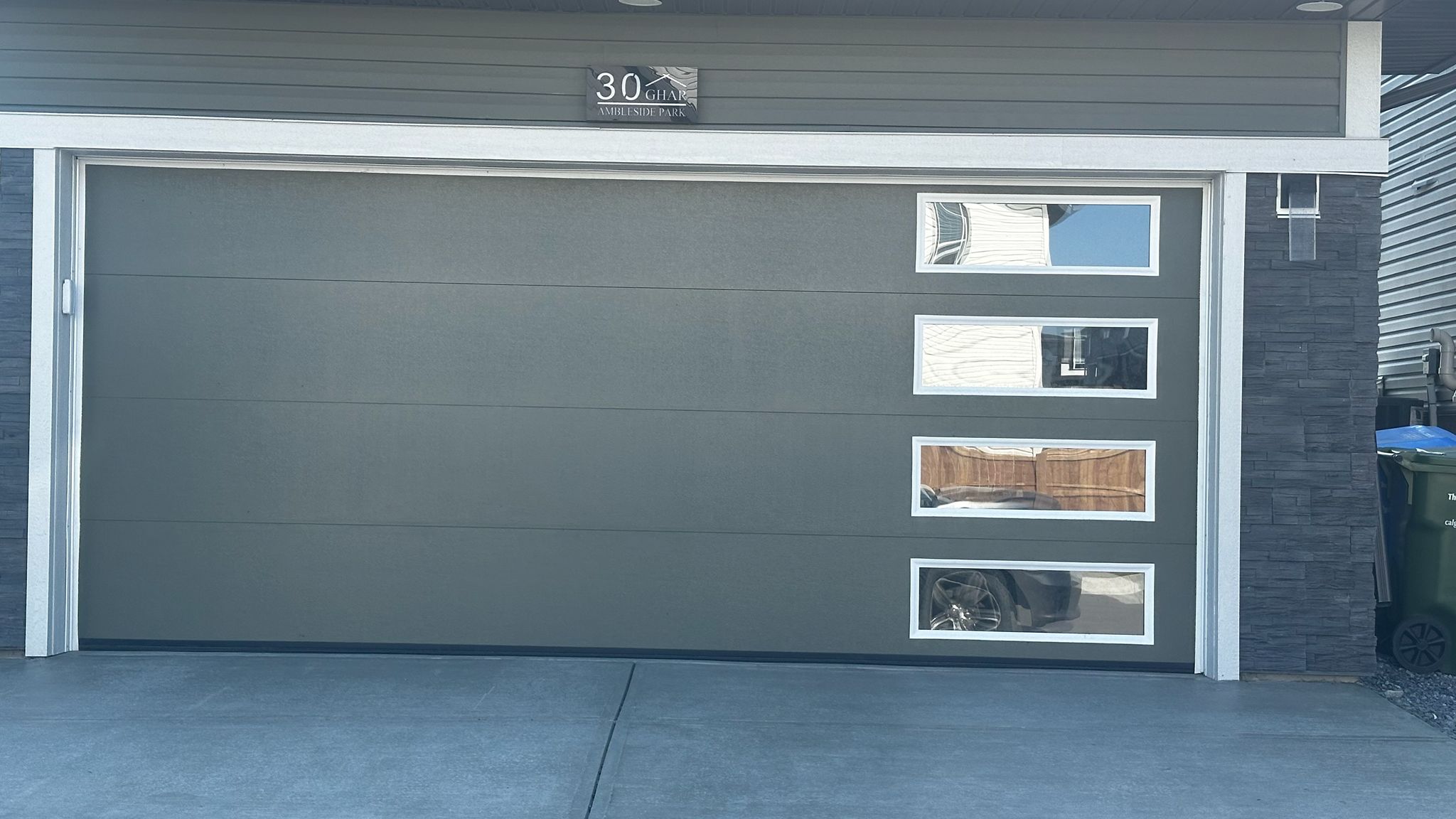 Garage door installation