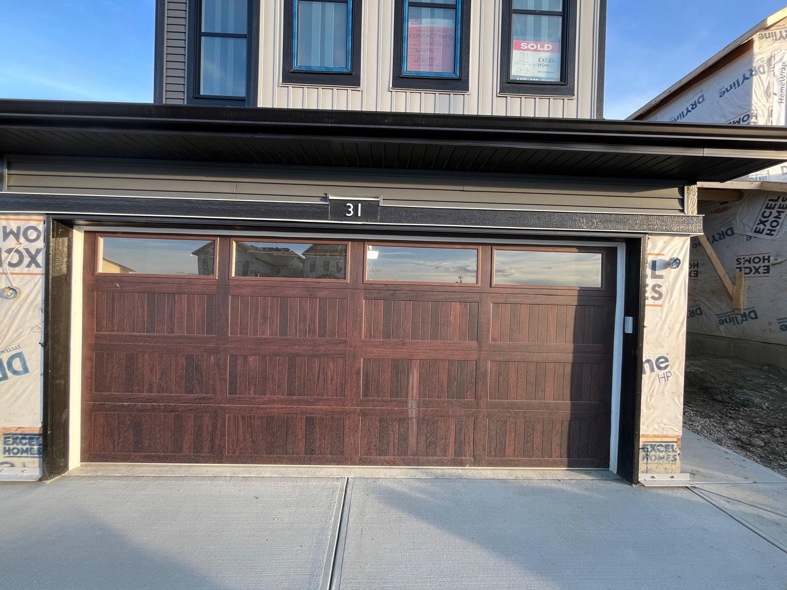 Garage door installation