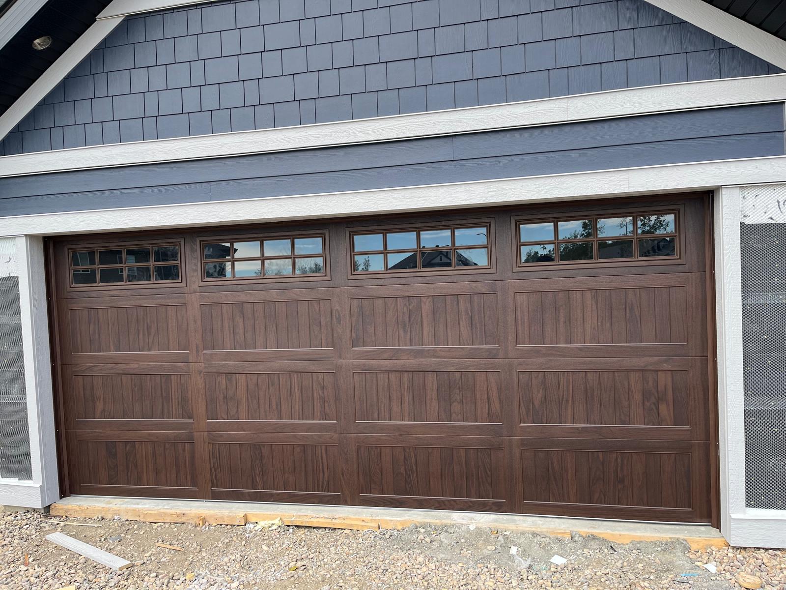 Garage door installation
