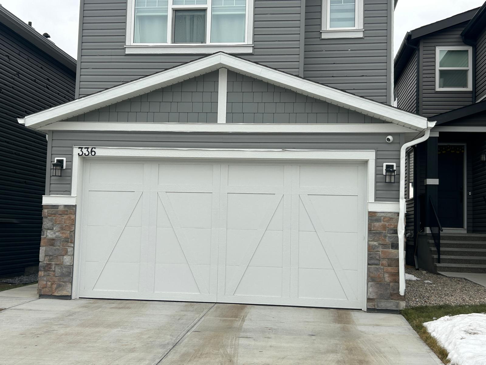 Garage door installation