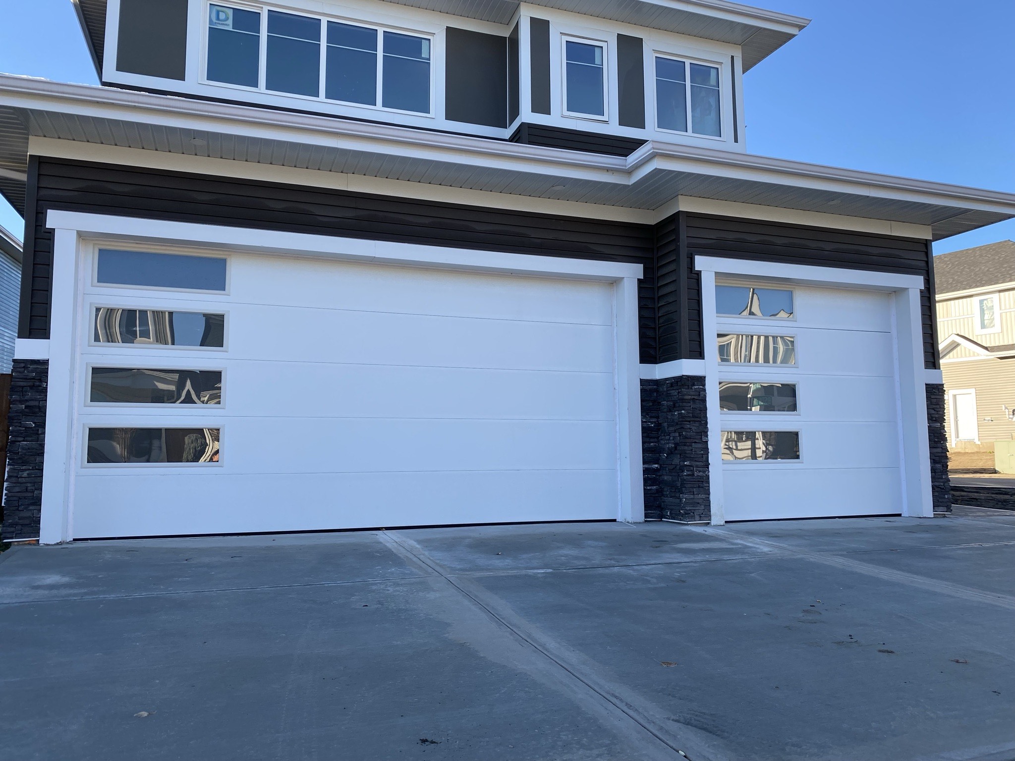 Garage door installation