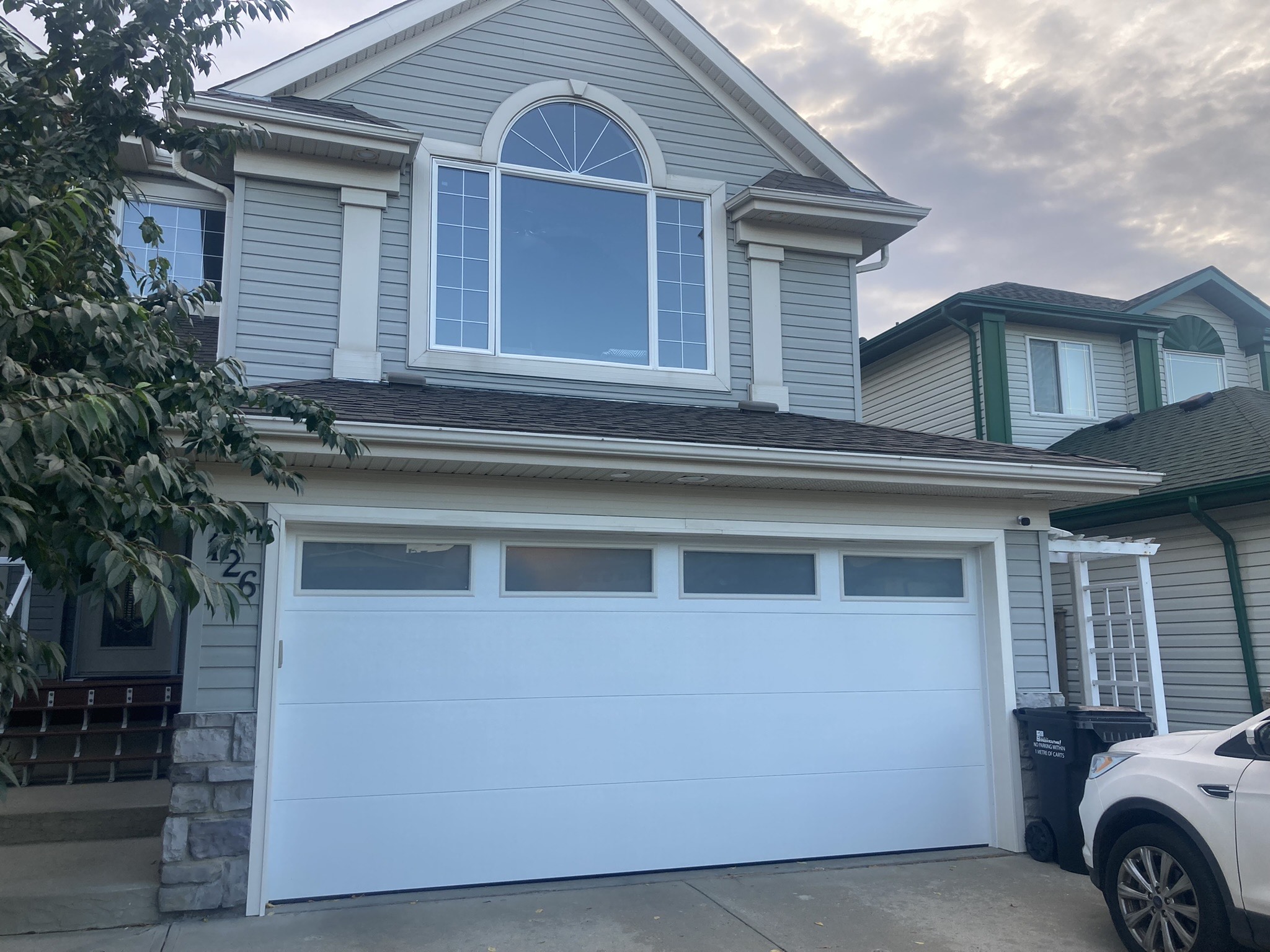Garage door installation