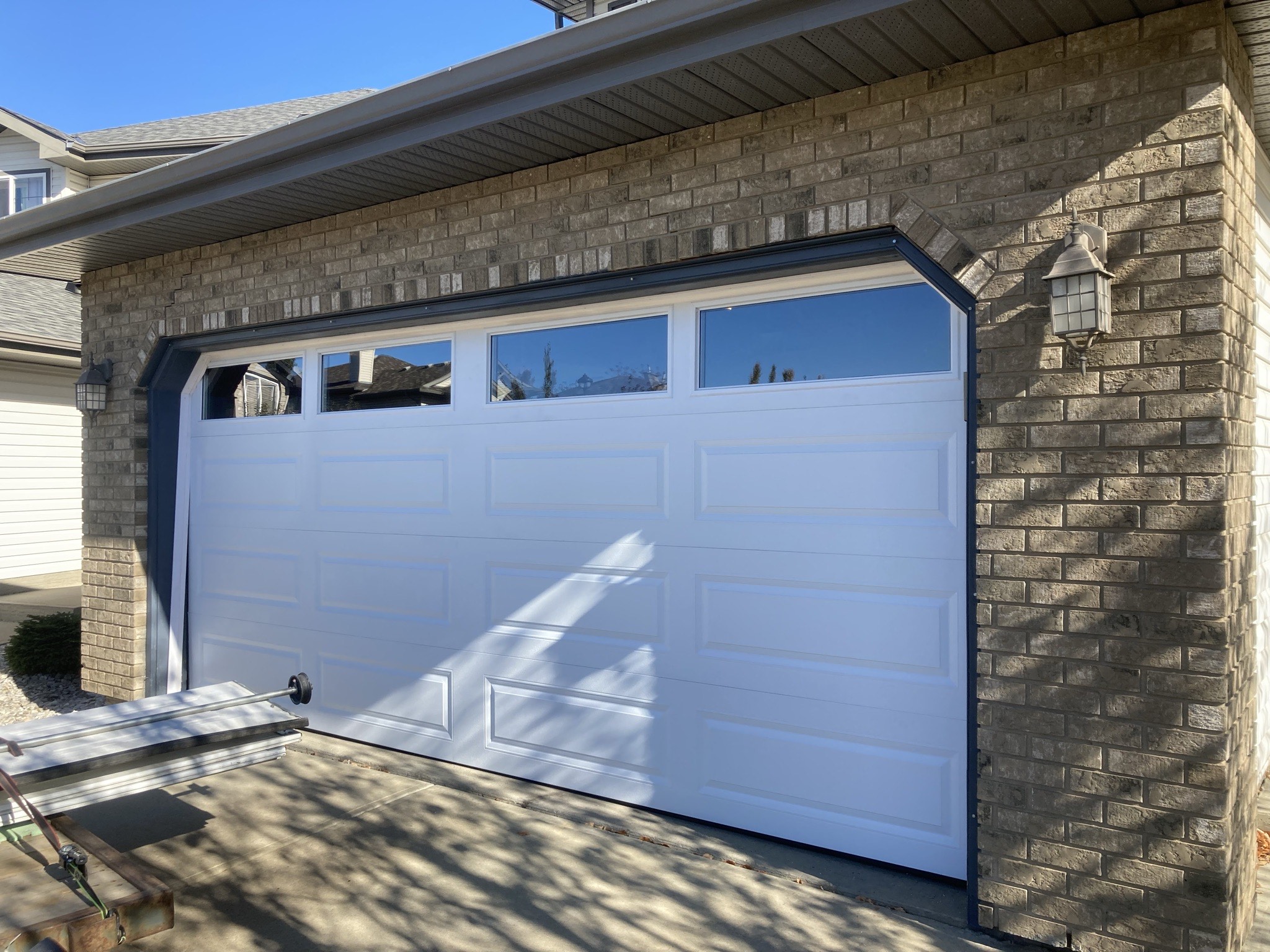 Garage door installation