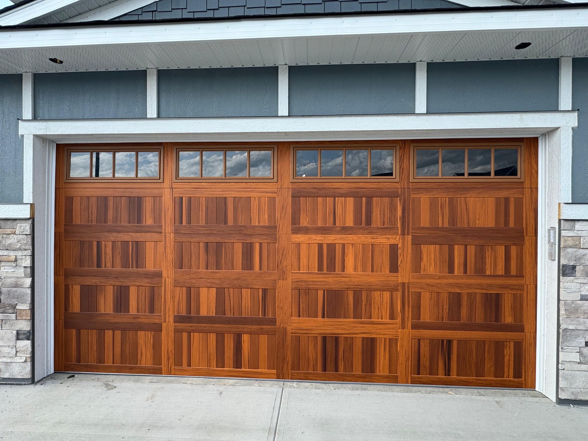 Garage door installation