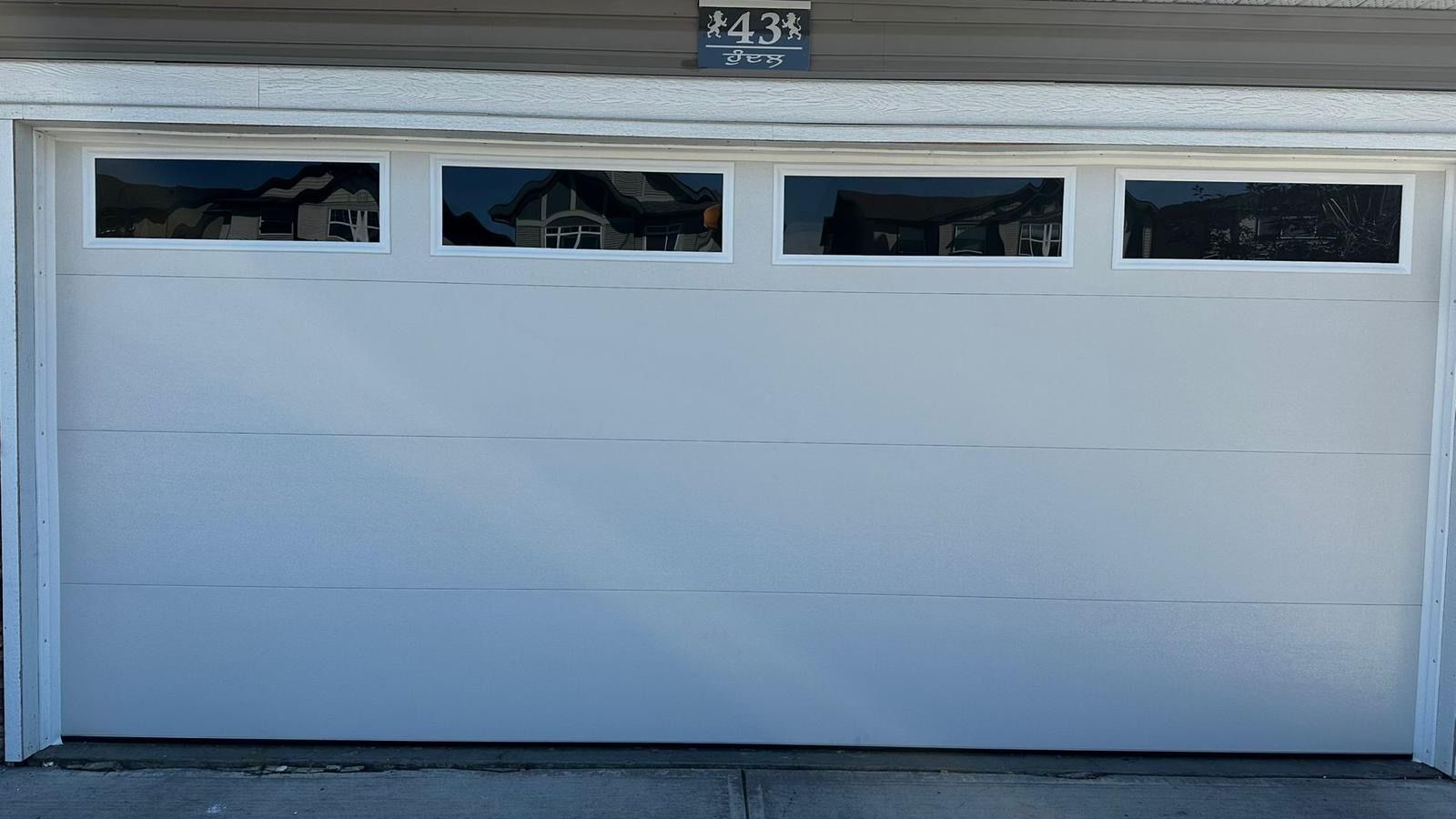 Garage door installation