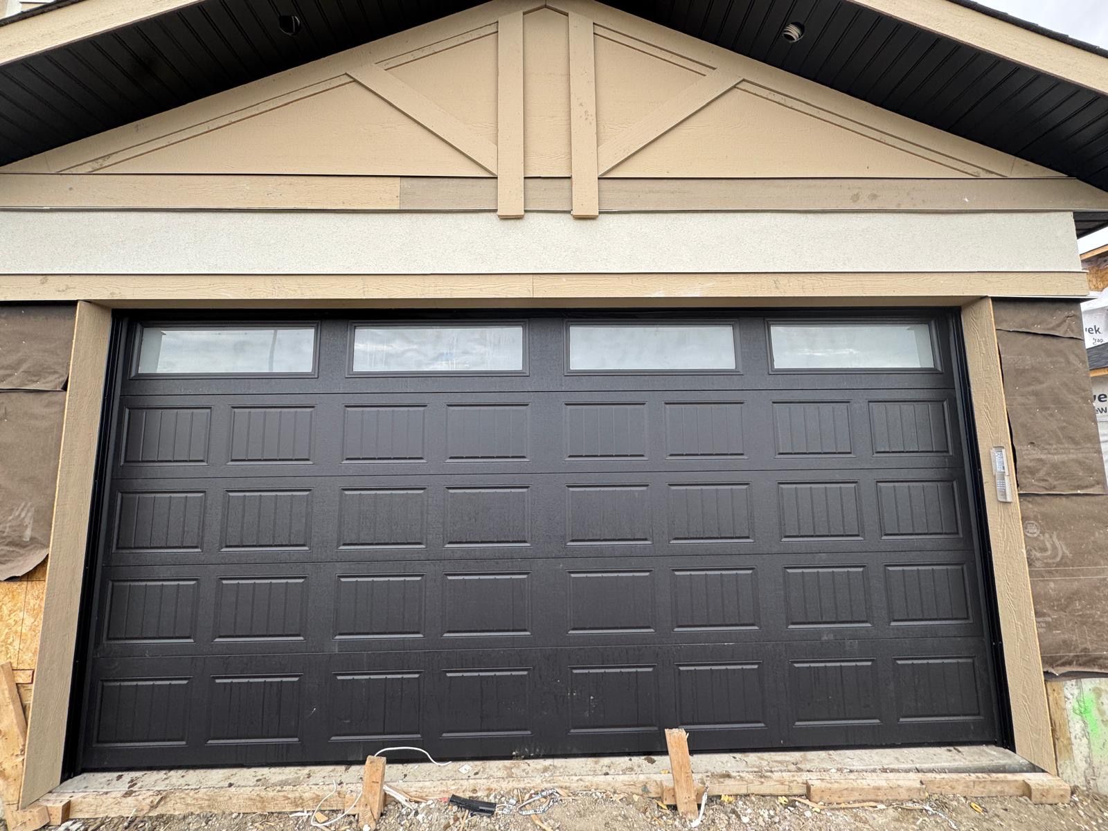 Garage door installation